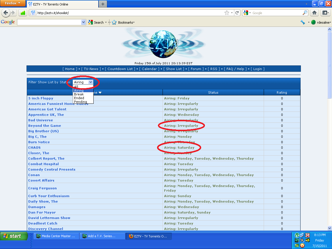 Media Center Master userdriven wiki